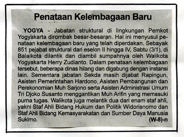 Kliping jogja terbaru